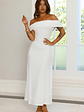 First Class Finish Off Shoulder Maxi Dress - thumbnail 1