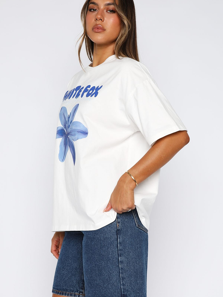 Got That Glow Oversized Tee White 3