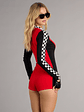 Fast Lane Babe Zip-Up Romper - thumbnail 2