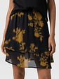 Etta Mini Layered Skirt - Yellow Fade Floral - thumbnail 4