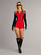 Fast Lane Babe Zip-Up Romper - thumbnail 4