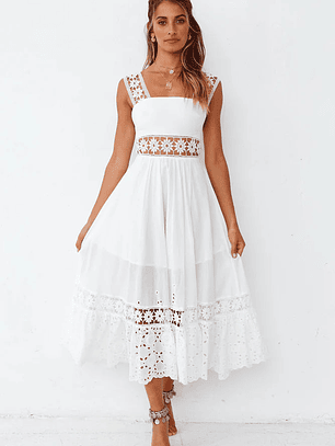 Eugenia Maxi Dress White