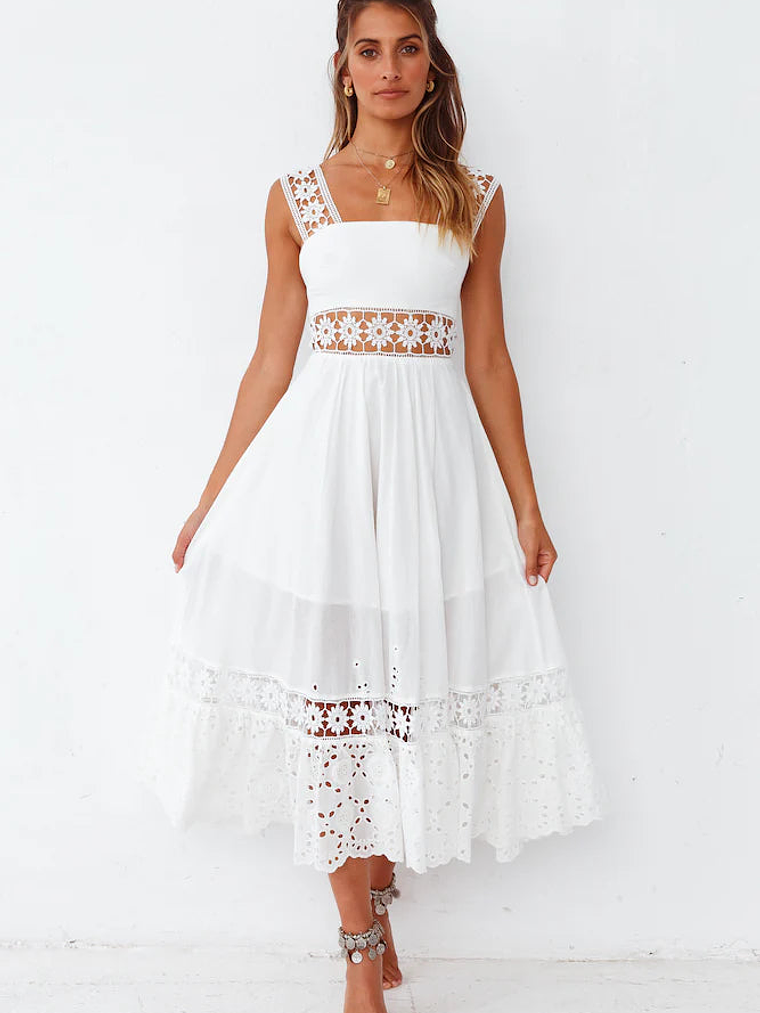 Eugenia Maxi Dress White 1