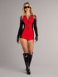 Fast Lane Babe Zip-Up Romper - thumbnail 4