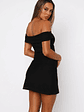 Got The Talent Off Shoulder Mini Dress Black - thumbnail 4