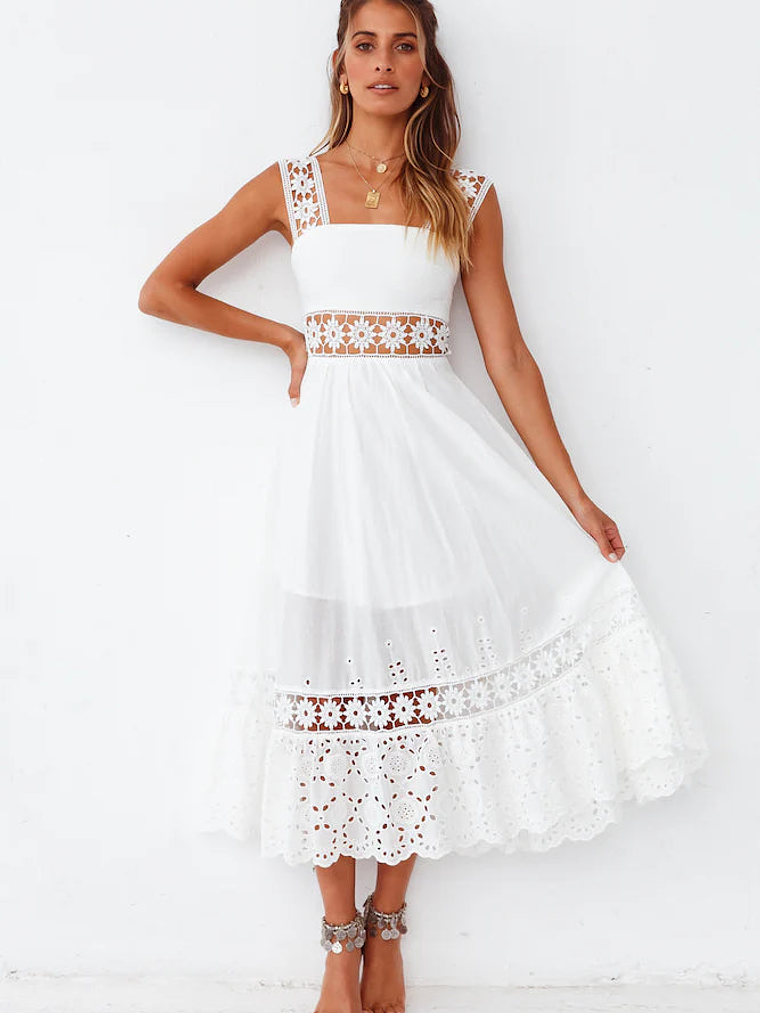 Eugenia Maxi Dress White 3