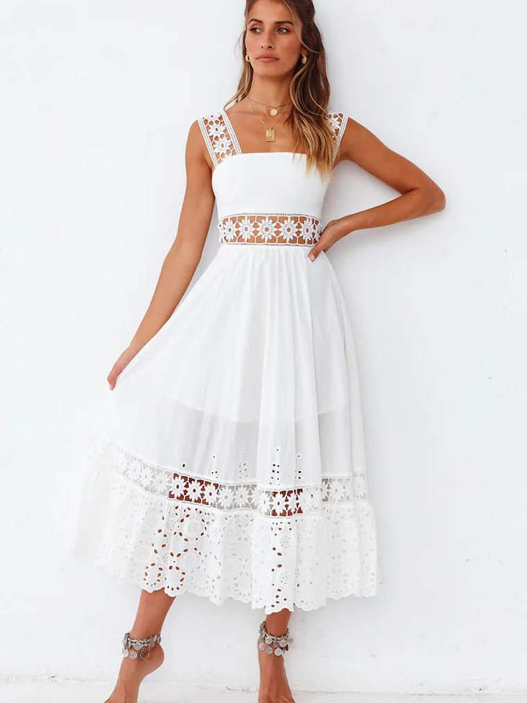 Eugenia Maxi Dress White 6