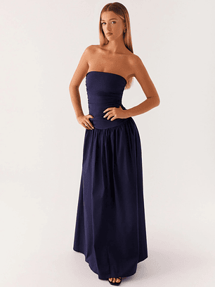 Exclusive - Carmel Maxi Dress - Navy