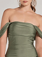 Exceptional Off-The-Shoulder Flared Midi Dress - thumbnail 11