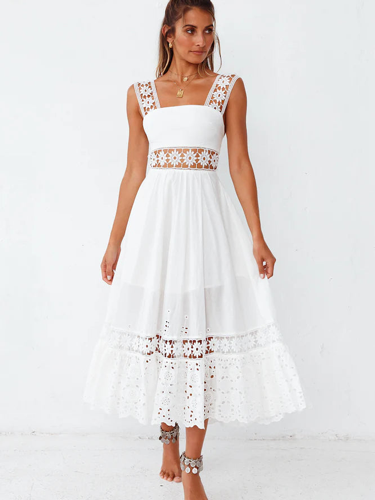 Eugenia Maxi Dress White 7