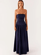 Exclusive - Carmel Maxi Dress - Navy - thumbnail 3