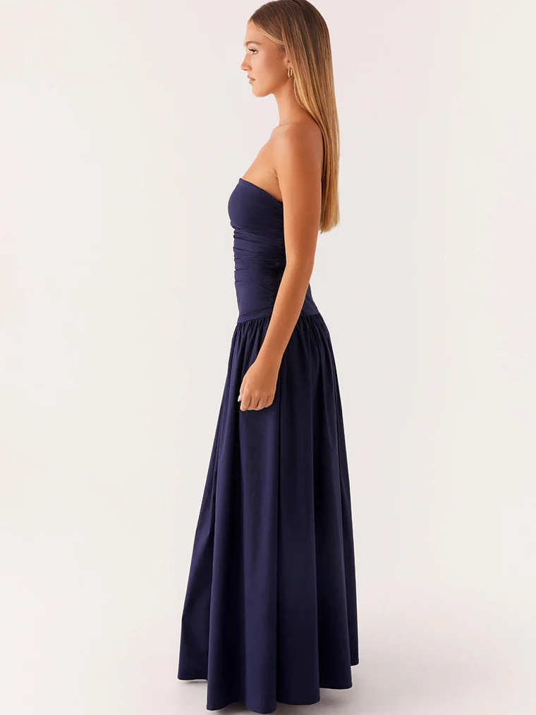 Exclusive - Carmel Maxi Dress - Navy 4