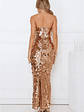 Glistening Grandeur Strapless Sequin Maxi Dress Gold - thumbnail 7