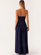 Exclusive - Carmel Maxi Dress - Navy - thumbnail 5