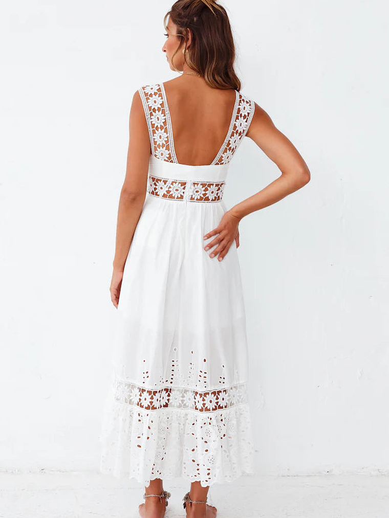 Eugenia Maxi Dress White 9