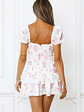 Flora’s Dream Mini Dress White - thumbnail 3