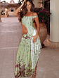 Florence Fling Maxi Dress Moss Blossom - thumbnail 1