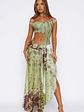 Florence Fling Maxi Dress Moss Blossom - thumbnail 2