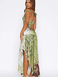 Florence Fling Maxi Dress Moss Blossom - thumbnail 4