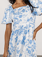 Graceland Maxi Dress | White + Blue Floral - thumbnail 3