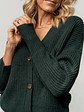 Gracie Knit Cardigan | Dark Green - thumbnail 2