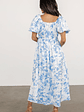 Graceland Maxi Dress | White + Blue Floral - thumbnail 5