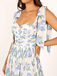 Floret Midi Dress - Blue - thumbnail 2