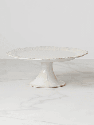 French Perle ? Pedestal Cake Plate