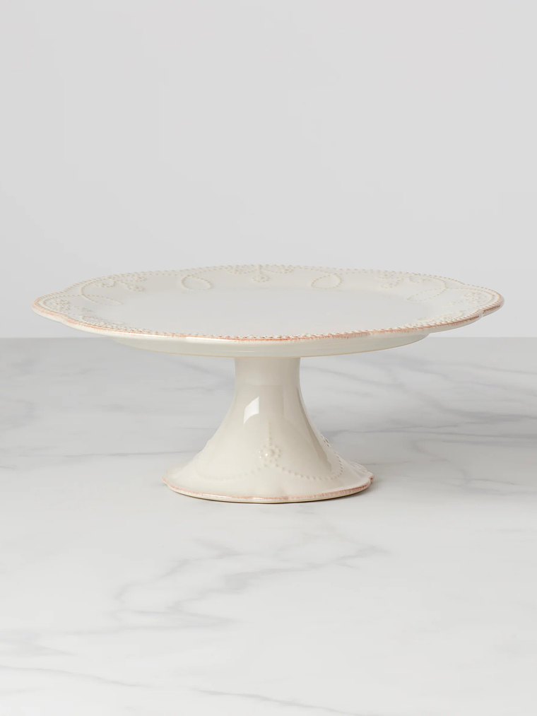 French Perle ? Pedestal Cake Plate 2