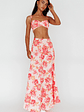 Gabbi Maxi Skirt Floral Print Pink - thumbnail 3