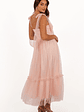 Floret Midi Dress - Petal Pink - thumbnail 5