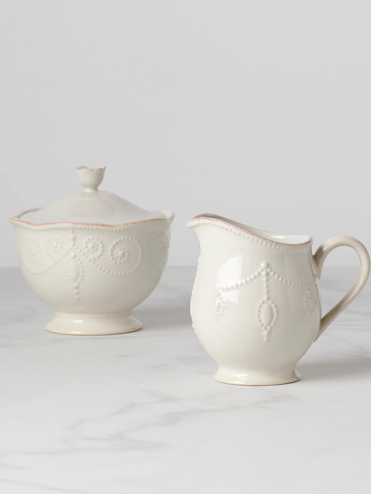 French Perle ? Sugar and Creamer 2