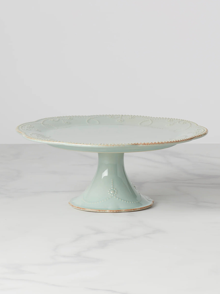 French Perle ? Pedestal Cake Plate 4