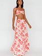 Gabbi Maxi Skirt Floral Print Pink - thumbnail 5