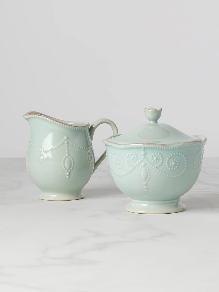 French Perle ? Sugar and Creamer 4