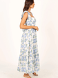 Floret Midi Dress - Blue - thumbnail 8