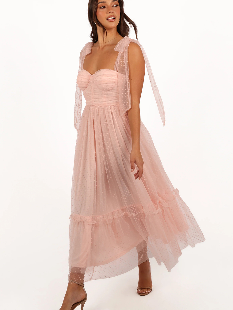 Floret Midi Dress - Petal Pink 7