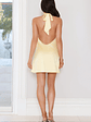 Exclusive Parties Halter Satin Mini Dress - thumbnail 4