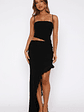 Girl World Maxi Dress Black - thumbnail 2