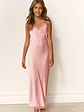 Girls Cilona Satin Maxi Dress - thumbnail 1