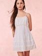 Girls Havrea Cotton Lace-Trimmed Dress - thumbnail 2