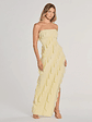 Gabby Formal Mesh Strapless Ruffle Long Dress - thumbnail 5