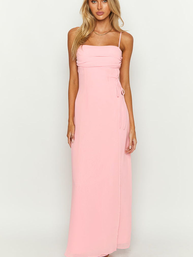 Flossie Pink Maxi Sleeveless Dress 2