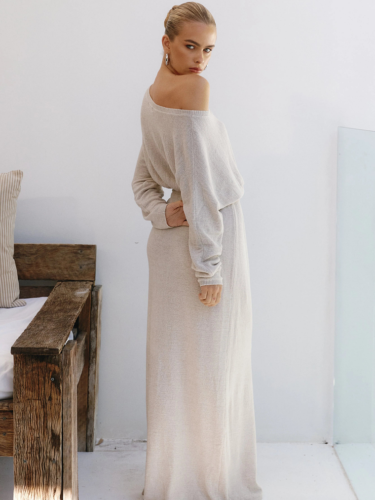 Florida Maxi Dress - Sand 5