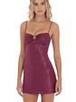 Foil Embellished Dress in Plum - thumbnail 1