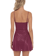 Foil Embellished Dress in Plum - thumbnail 2
