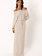 Florida Maxi Dress - Sand - thumbnail 10