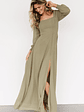 Giselle Maxi Dress | Dusty Olive - thumbnail 3