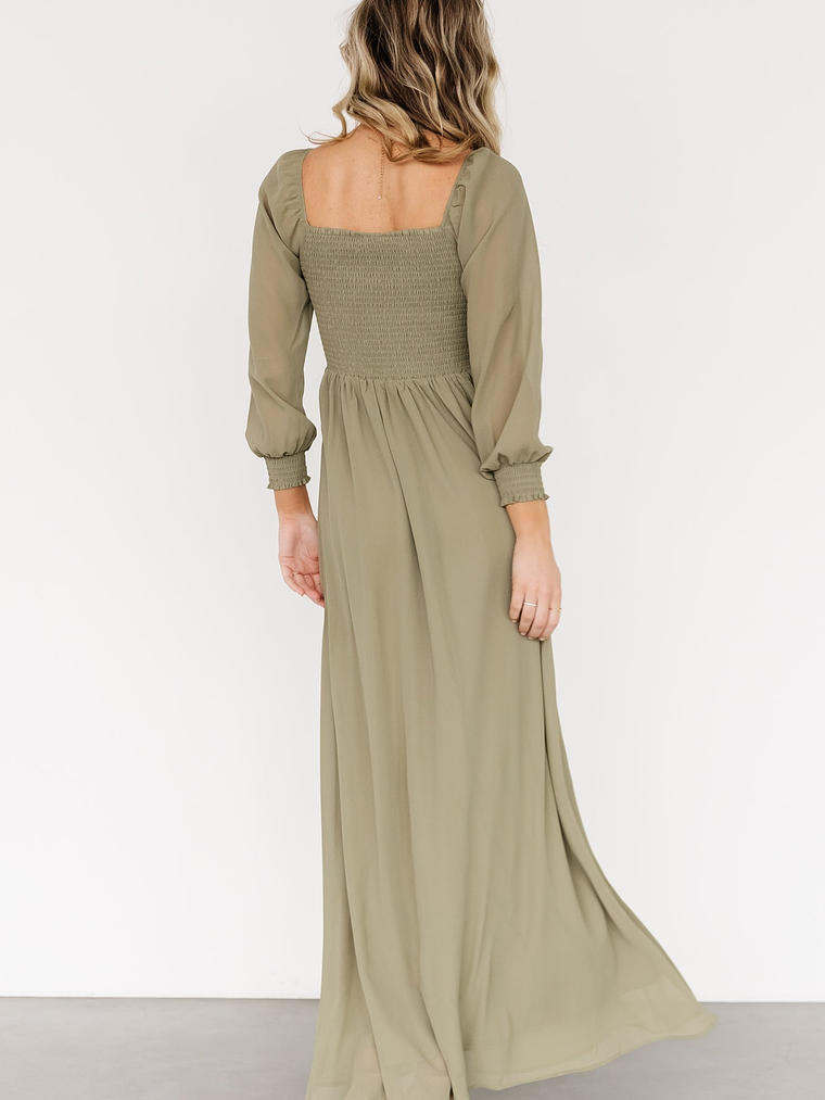Giselle Maxi Dress | Dusty Olive 4