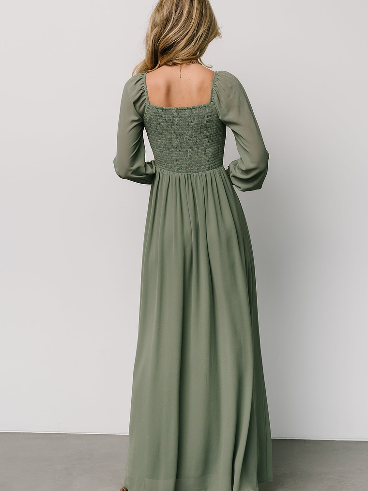 Giselle Maxi Dress | Eucalyptus 4